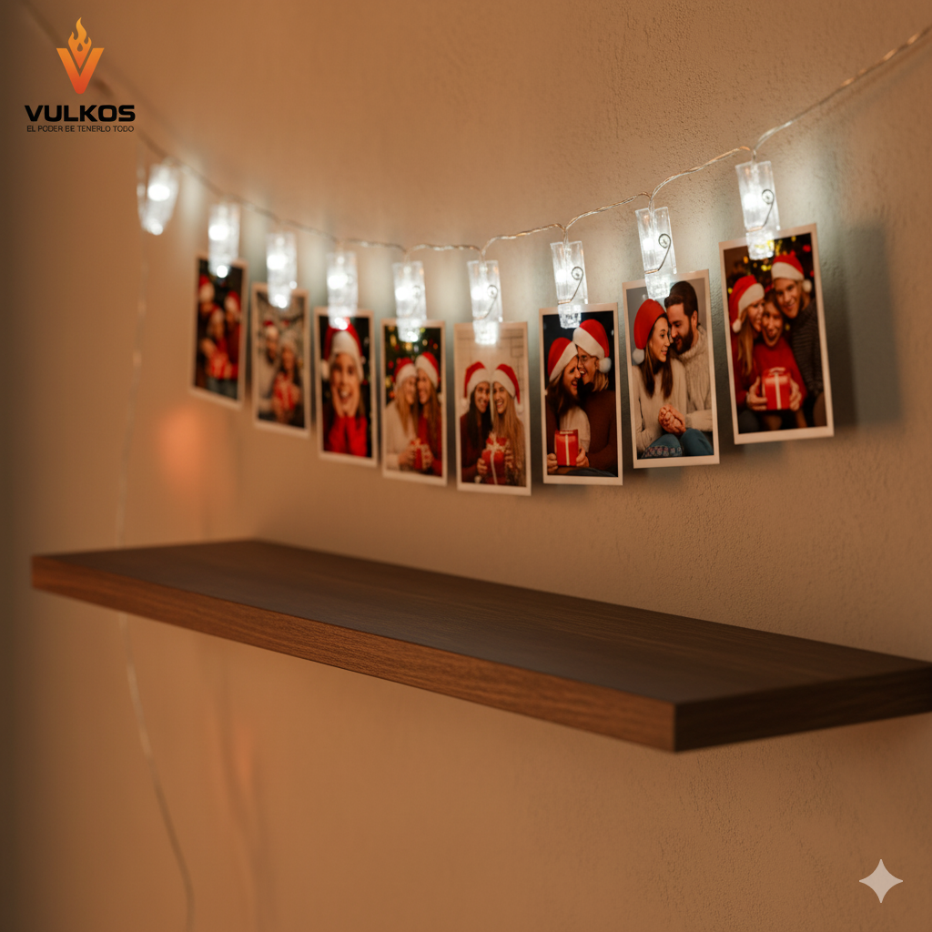 Cadena De Luces Led Con Pinzas Para Foto