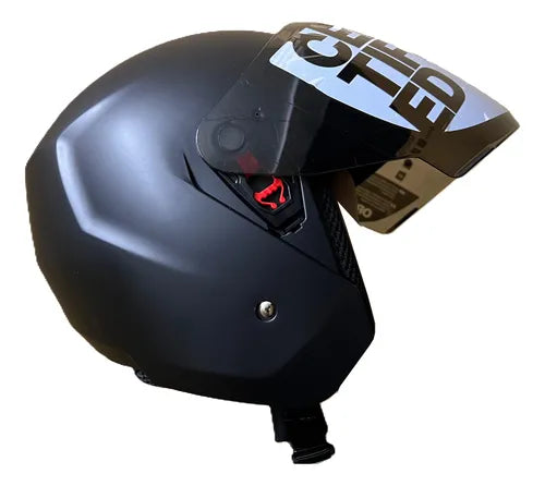 Gray helmet for bikers